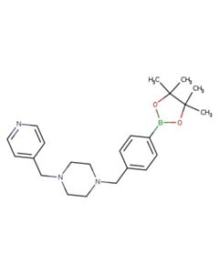 Astatech 1-(PYRIDIN-4-YLMETHYL)-4-(4-(4,4,5,5-TETRAMETHYL-1,3,2-DIOXABOROLAN-2-YL)BENZYL)PIPERAZINE; 5G; Purity 95%; MDL-MFCD32633346